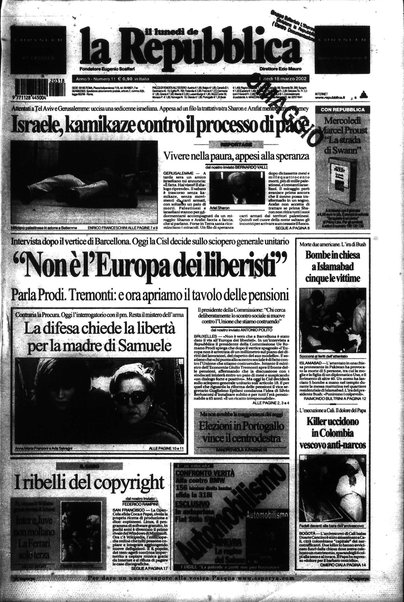 Il lunedì de La repubblica